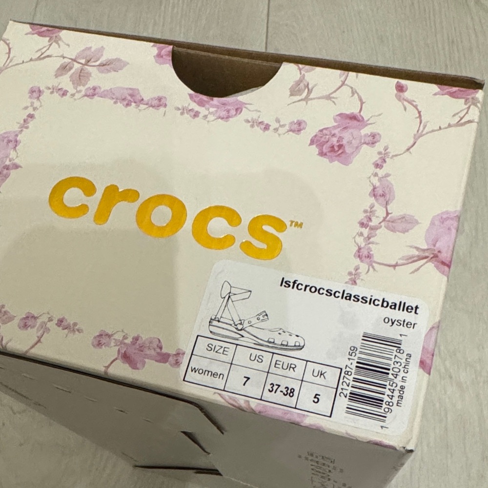 Loveshackfancy CROCS Classic Ballet Flats Size 7